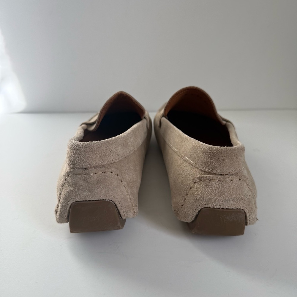 Men's Beige Suede Loafers Hotic - Picture 6 of 12